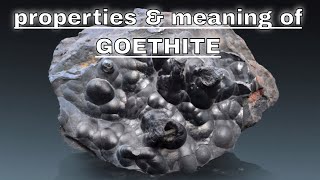 Goethite Meaning Benefits and Spiritual Properties [upl. by Cristionna]