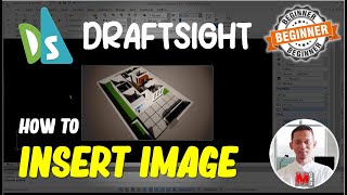 Draftsight How To Insert Image [upl. by Nattie]