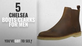 Top 10 Chelsea Boots Clarks  Winter 2018  Clarks Mens Desert Peak Chelsea Boot Beeswax Leather [upl. by Neehsar]