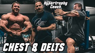 BLASTING DELTS W HYPERTROPHY COACH [upl. by Eninnaej]