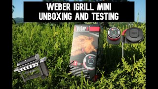 Unboxing Weber Igrill mini [upl. by Molahs150]