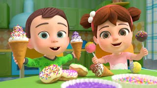 Ice Cream Song  Colorful Eggs Song  MORE Funny Nursery Rhymes amp Kids Songs [upl. by Cheke]