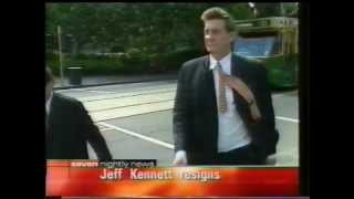 Jeff Kennett resigns  Channel 7 news report from 1999 Australia [upl. by Tiffie]