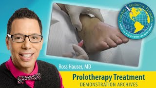 PRP and Stem Cell injection treatment to an ankle [upl. by Dearborn884]