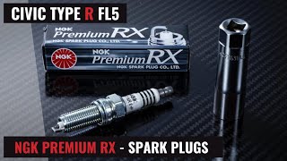 NGK PREMIUM RX  Ruthenium SPARK PLUGS  FL5 CIVIC TYPE R [upl. by Ferrell]