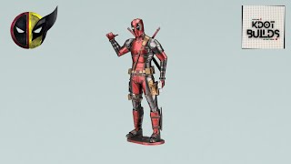 KDOT BUILDS  Metal Earth Deadpool [upl. by Burnaby]