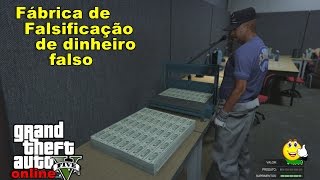 gta v online Fábrica de Falsificação de dinheiro falso ps4 DLC MOTOQUEIROS [upl. by Aniela]