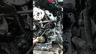 Breakage of the timing chain located on the gearbox side automobile short mechancial video [upl. by Mcleroy]