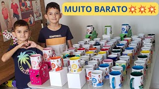 Caneca de Porcelana Personalizada João Lucas e Davi [upl. by Aerdnaid]