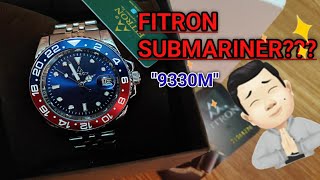 FITRON Watch homage inspired by Rolex GMT ll submariner PEPSI Design [upl. by Lednahs]