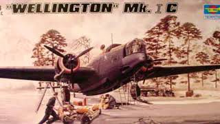 Trumpeter 148 Vickers Wellington MkIC built model kit [upl. by Dill523]