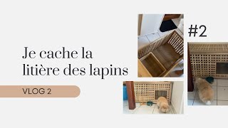 VLOG 2  UNE MAISON DE TOILETTE POUR CACHER LA LITIÈRE [upl. by Groscr]