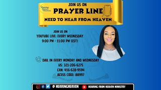 PRAYERLINE NEED TO HEAR FROM HEAVEN EVANGELIST DALEY [upl. by Feigin]