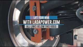 Lada Niva 4x4 Urban Taiga Tuning Lift Kit Installation Guide Ladapowercom [upl. by Avera742]