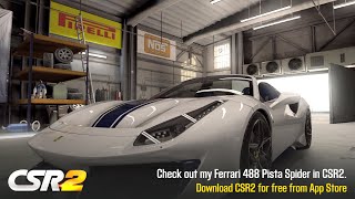 【CSR2】488 Pista Spiderpurple shift amp tune for 7797 [upl. by Vaules716]