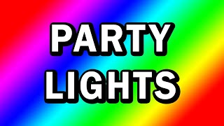 Party Lights  Flashing Lights with 10 Colors amp Dance Music 10 Hours [upl. by Hubie909]