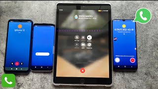 Google Duo Ringtones Incoming Call  IPad vs Samsung vs Xiaomi [upl. by Anoyet905]