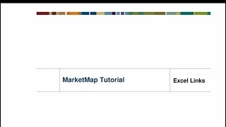 MarketMap Excel Links [upl. by Ades]