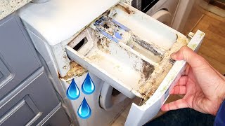 Water leaking from washing machine dispenser  easy fix [upl. by Donoho643]