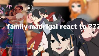 family madrigal react sarada as mirabel and tiktoks encanto x boruto\naruto no ship bruno [upl. by Sitof]