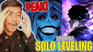 Solo Leveling is PEAK🔥ㅣSolo Leveling Episode 1 Explained in Hindi [upl. by Kryska134]