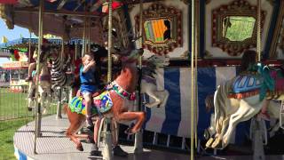 Spokane County fair carousel [upl. by Llednol]