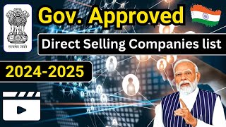 Government Approved Direct Selling companies list 20242025  Some Network marketing companies list [upl. by Fassold706]