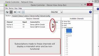 BSS  Dante Controller  Adjusting Sample Rates [upl. by Lattonia973]