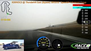 DC2K20R thunderhill east bypass SpeedSF 090520 [upl. by Nochur]