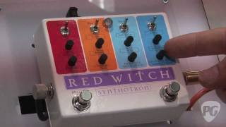 NAMM 12  Red Witch Pedals Synthotron Demo [upl. by Ociral670]