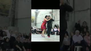 Featured artists JULIO BALMACEDA and CORINA DE LA ROSA dancing milonga [upl. by Aerdnaek]