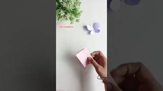 Butterfly 🦋 making with paper ✨  paper craft 💫 shorts youtubeshortsbutterfly papercraft diy [upl. by Neeron530]