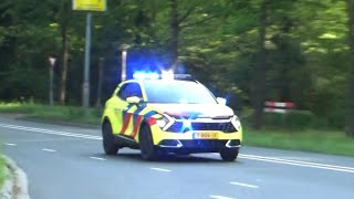 Nieuwe Officier van Dienst Geneeskundige 22806 met spoed naar een melding in Valkenswaard [upl. by Eicram]