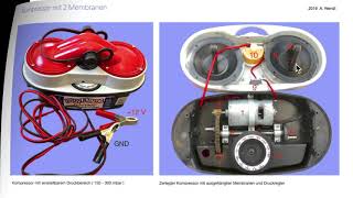 Kompressor mit 2 Membranen  2 Teil [upl. by Vlada]