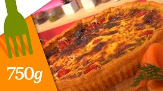 Recette Quiche au saumon fumé  750g [upl. by Enidaj97]