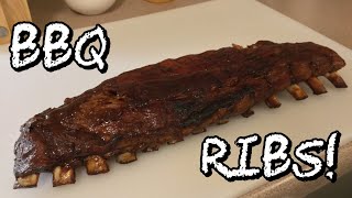 Barbecued Pork Ribs Recipe  What’s For Dinner [upl. by Leinaj55]