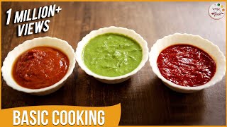 How To Make Chutney For Chaat  Sev Puri Pani Puri  Basic Cooking  Recipe by Archana in Marathi [upl. by Welford903]