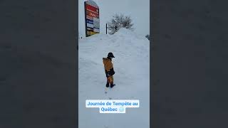 1ère TEMPÊTE de NEIGE ❄️ de lannée 2024 au QUÉBEC 🇲🇶  Vivre à Montréal neige tempête quebec [upl. by Llien894]