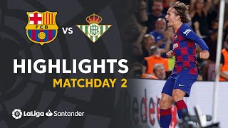 Highlights FC Barcelona vs Real Betis 52 [upl. by Shaylah845]