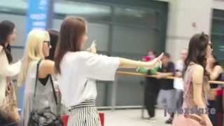 130623 SNSD arrival Incheon International Airport [upl. by Farant1]