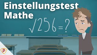 Einstellungstest Mathe  Worauf muss man sich einstellen Aufgabentypen  Einfach erklärt von Plakos [upl. by Rehtul8]