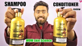 Moroccan Argan Oil Shampoo and Conditioner review  WOW Skin Science  QualityMantra [upl. by Lednahs913]