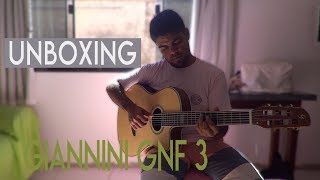 Unboxing Violão Giannini GNF3 [upl. by Thamora678]