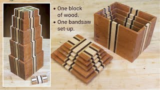 Bandsawn Nesting Boxes [upl. by Jordon641]