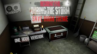 Resident Evil  During The Storm Save Room wRain and Thunder Ambience One hour chill music [upl. by Eanom]