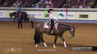 2023 Western Pleasure 13ampUnder  AQHYA World Championship Show [upl. by Gavrilla]