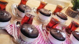 10 DAKİKADA 7 KİŞİLİK TATLI Süper lezzetli sufle 😍 🍫🍫🍫 [upl. by Wrdna372]