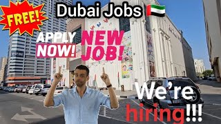 Urgent Hiring Dubai Sharjah Abu Dhabi Jobs Update 🇦🇪 only UAE Jobs [upl. by Semele]