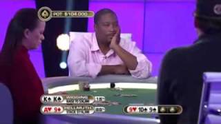 PokerStars Big Game Phil Hellmuth Owned For Slow Rolling [upl. by Pazit178]