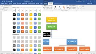 COMO HACER UN ORGANIGRAMA EN WORD [upl. by Araes]